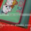 Cute cat printing fashion PU leather wallets for teens with magnet design
