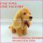 25cm Brown Animal Toy Realistic Plush Toy Dog