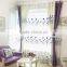 embroidered tulip cafe living room curtain natural material grommet curtain