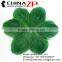 Leading Supplier CHINAZP Wholesale Wonderful Cheap Dyed Kelly Green Trimmed Peacock Feathers Eyes for Earrings
