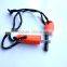 Survival Magnesium Flint Stone Fire Starter Lighter With Whistle Camping Hiking Outdoor Tools