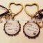 Metal OEM Factory eco-friendly EVA metal keychain