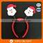 2015 hot sale santa claus christmast headband for happy