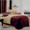 Hot sale 100% microfiber polyester plain dyed peach skin comforter sets