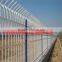 Powder painting pipe assembled wrought iron fence/metal garden fence