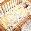 100% cotton Infant Kindergarten anti kicking sleeping bag quilt for four seasons detachable and washable yellow car style