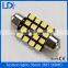 LED light Bulb Car Interior Light 36mm 3528 16smd festoon bulb 12v 5w
