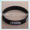 energy bracelet custom silicone rubber black bracelet