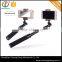 Fashion type color optional mini size selfie stick monopod with a mirror