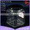 300ml square glass jam jar with black metal lids