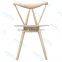 Wooden Triangle Chair Classic Dining Chair