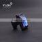 1 inch square oil rubbed bronze blue glass knobs for cabinets