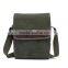 New Arrival Canvas Shoulder Bag with Leather Corss Body Bag Messenger Bag for Unisex