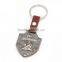 Newest design popular metal leather carabiner keyring