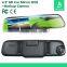 4.3'' 1080P car rearview mirror camera dvr with radar detector rearview mirror radar detector