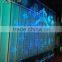 0.75mm pmma fiber made chandelier with words on it