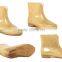 Apricot color rain boots, fashionable and comfortable rain boots and safety and fashionablerain shoes
