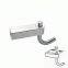 Stainless steel bathroom accessory robe hook clothes hook