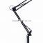 Elegangt retractable LED metal reading lamp best design eye-care table lamps for student