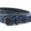 2017 innovative western style in black matter pu/genuine leather belt