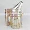 honey Beekeeping Equipment stainless steel leatheroid Bee Smoker for beekeeper