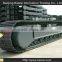 Steel rubber track undercarriage / Crawler undercarriage spare part / rubber steel track chassis from 0.5Ton to 120Ton