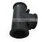 Rubber connector flexible corrugated conduit connector