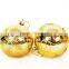 Wholesale cheap christmas tree ornaments golden christmas ball