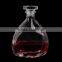 Luxury red wine glass bottle with cork wholesale