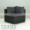 Kessler Wicker Sofa Corner with Cushion - Modulo Wicker Lounge Chair