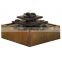 Cascading Pyramid Copper Tabletop Fountain