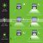 8LED Solar Power Lights 3Mode Outdoor solar led light for Path Garden Lighting-4Pack