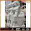 2015 PFM hot sale manufacture price made hand carved natural marble stone foo dog sculptures