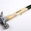 Claw hammer with steel/wooden handlev