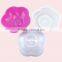 Plum shaped plastic strainer with tray & cover
