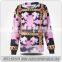 2015 novelty christmas jumpers custom womens christmas sweatshirt full sublimation printing