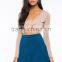 2015 new fashion Button Down Flare Skirt for ladies 51040#