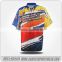 athletic sublimation racing suits custom gym motor racing shirts offical print button racing jerseys