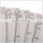 Kearing 5pcs as a set transplant flexible transplant plastic fan shaped scale ruler for engineering design#8500-5