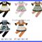 2017 Spring Baby Girl Clothes Ruffle Puff Sleeve Top And Pants Children Boutique Outfits