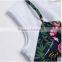 2018 new summer design girls cotton printed dress short sleeve floral dress