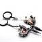 Wholesale 1PC Gunmetal Mini Tattoo Machine Key Chains & Key Ring