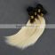 Hot sale 8a grade hair product two tone color remy human hair