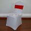 High quality red elastic chair sash with fabric buckle for weddings