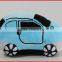 Blue color plush electrical animal toy car