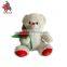 Factory direct sale New design plush toy teddy bear with flower