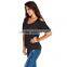 Attractive fashion top sell new blouse back neck design