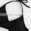 Spandex Polyester Micro Bikini Bandage Crisscross Back Strappy Bikini