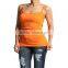 Classic fashion Plain Solid seamless cami orange color