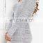 2016 Alibaba express clothes women knit dress in grey marle